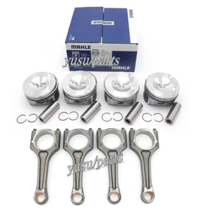 Engine Pistons & Rings &Connecting Rod 82.51mm Φ21mm For VW Audi  2.0TFSI EA888 - Picture 1 of 9