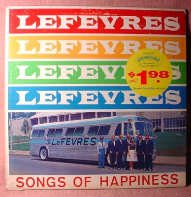 The LeFevres Stereo Lp & Bus Cover - Songs Of Happiness - Gospel Singing 1965 Foto 1 de 3