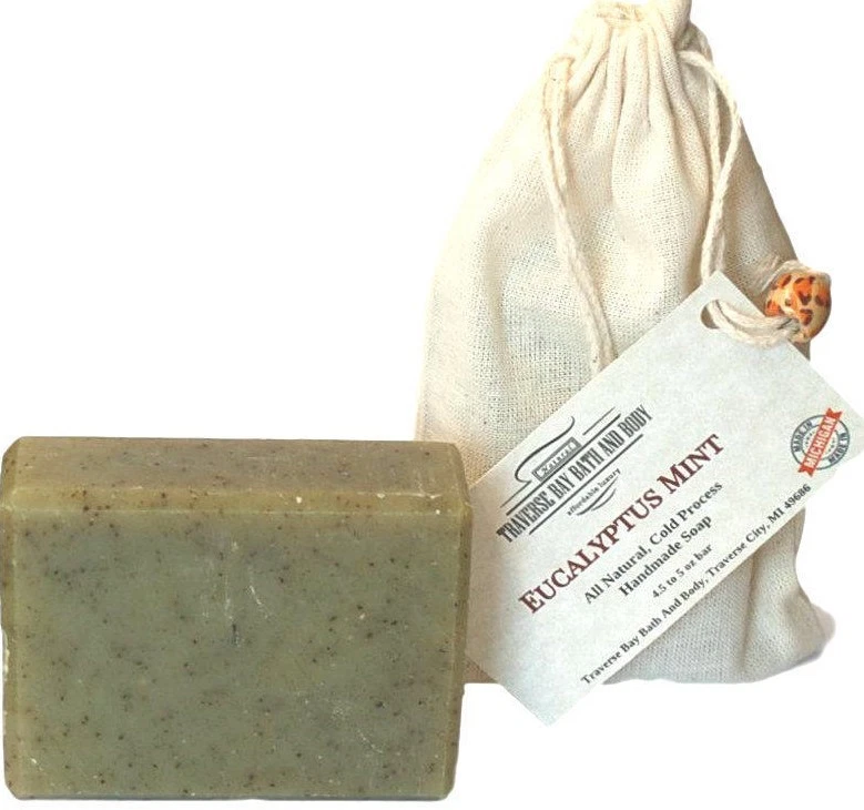 Eucalyptus Mint Handmade Bar Soap - Large 5-6 oz  - Image 1 of 4