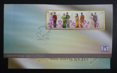 Singapore Asean Stamp 2019 for Exhibition Costume Stamp FDC MINT *NR - Image 1 of 2