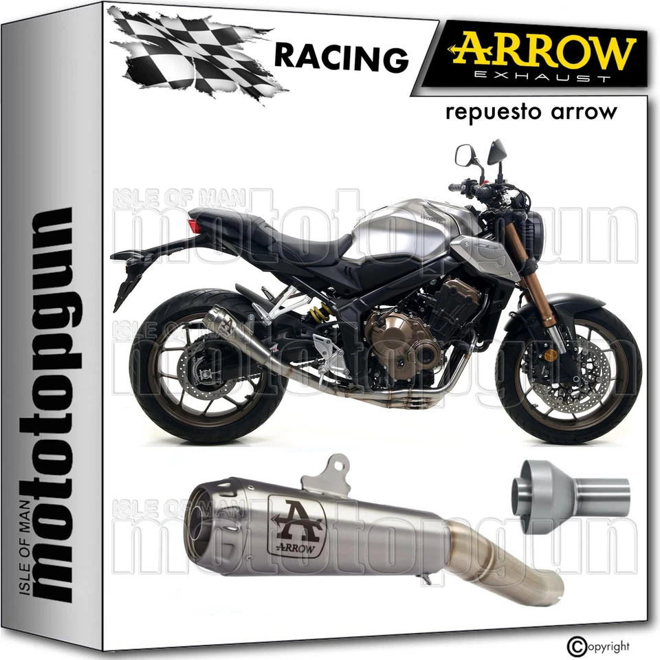 ARROW TUBO ESCAPE COMPLETO RC DB PRO-RACE TITANIO HONDA CBR 650 R 2020 20