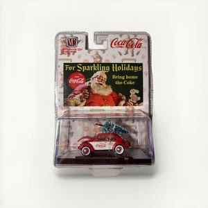 NIP 2018 M2 Coca-Cola White 1953 VW Beetle Christmas Holidays 1/64 Limited - Picture 1 of 6