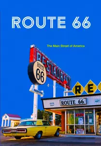 "Route 66 - magnete foto frigorifero 3""-5" - Foto 1 di 3