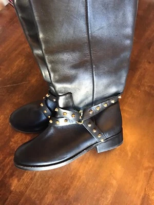 Botas altas Bebe negras con hebilla talla 6 nuevas Foto 1 de 4