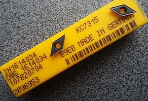 ¡VENTA! 12 x PLACAS DE CORTE GIRATORIAS KENNAMETAL IH/DWG1614034 KC7315 - Imagen 1 de 1