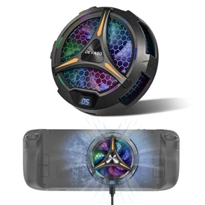 Magnetischer Halbleiter Kühlkörper Kühllüfter Halbleiterkühler mit RGB Licht - Bild 1 von 10