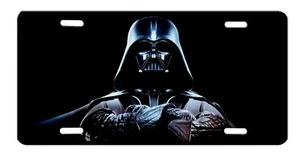 Darth Vader Star Wars High Gloss License Plate - Picture 1 of 2