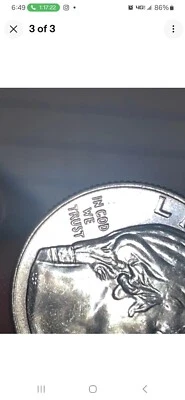 NEW ERROR-2023 D- Jovida Idar Women's Quarter Reads "In Cod We Trust" - Image 1 of 3