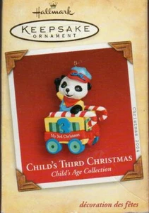 HALLMARK KEEPSAKE CHRISTMAS ORNAMENT - CHILD'S THIRD CHRISTMAS - NEW IN BOX - Picture 1 of 2