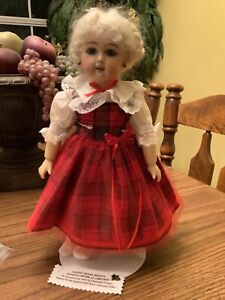 Bleuette Christmas Blouse & Dress by Judy Chamberlain - Doll Not Included