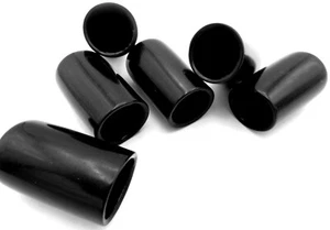 Cubierta de tapa de 1" de largo 20 tamaños OD" deslizable flexible en tubo tubería poste perno cubiertas finales - Imagen 1 de 12