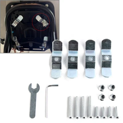 Silver Universal Motor Top Case Tail Box Baseplate Screw Spacers Accessories - Image 1 of 4