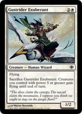 1x Gustrider Exuberant - Foil MTG Shards of Alara NM Magic Foil