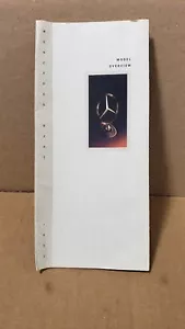 MERCEDES-BENZ 1993 Model Overview Sales Brochure Foldout Car Poster - Foto 1 di 2