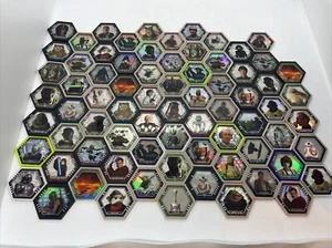 Lot Of 74 Star Wars Topps 1st Edition Trading Discs Galactic Connexions - Picture 1 of 7