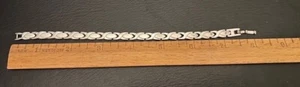 Sterling Silver Link Bracelet - Picture 1 of 2