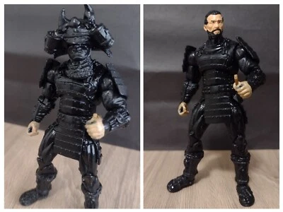 3.75"  3 3/4 1:18 Custom Figure  Black Samurai Shogun Star MARVEL UNIVERSE SCALE - Image 1 of 4