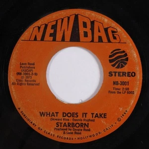 Sweet Soul/Funk 45 STARBORN What Does It Take NEW BAG HEAR d - Imagen 1 de 2