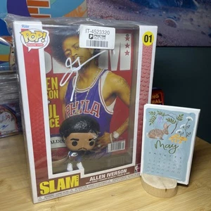 Allen Iverson signed inscribed Funko Pop NBA Cover: Slam #01 PSA in person 76ers - Picture 1 of 10