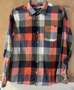 Chubbies LS Button Up Flannel Sz Med Multi Color Plaid - Picture 1 of 8