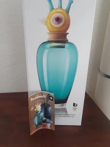 Leonardo Vase Papageno 45 cm Türkis - Glasvase mundgeblasen Unikat Dekovase - Bild 1 von 5