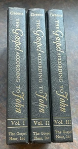 The Gospel According to John by Oliver B. Greene - Three Volume Set - Free Ship - Picture 1 of 16
