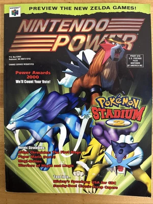 Nintendo Power Magazine Vol 142 Pokemon Stadium 2 Cover Comic Zelda Poster - Image 1 of 4