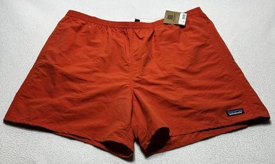 Pantalones Cortos Patagonia Baggies PIMENTO ROJO 5" Forrados Nylon Para Hombre Talla 2XL XXL NUEVOS CON ETIQUETAS Nuevos Foto 1 de 4