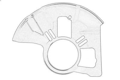 Placa pulverizadora, disco de freno OE MAZDA L206-33-261D para CX-7 (ER) 2.3 2006-2012 Foto 1 de 4