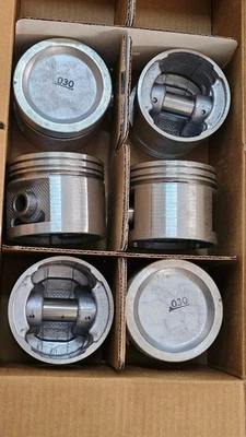 Pistones de motor Federal Mogul .030 aptos para Chevrolet Chevy Buick 231 350 3,8 L V6 nuevo de stock Foto 1 de 4