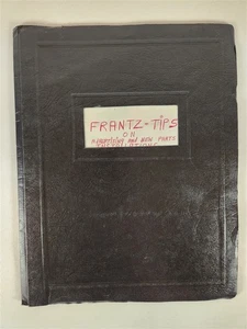 Frantz Tips and Frantz-O-Gram 1971 1972 1973 Oil Filters Notes + - Picture 1 of 9