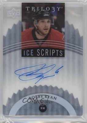 2014-15 Upper Deck Trilogy Ice Scripts SP Bobby Ryan #IS-BR Auto - Image 1 of 2