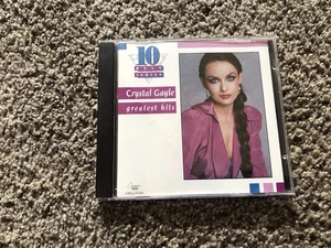 Crystal Gayle Cd 10 Best Series Best Of Greatest Hits 1991 VG Condition - Picture 1 of 5