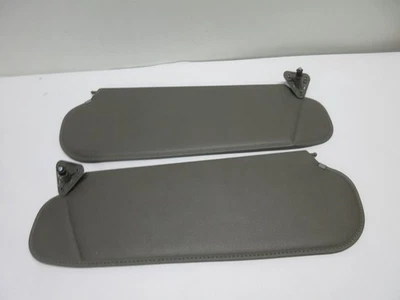 97-02 Savana Express Van Sun Visor Set Pair Driver Passenger Gray Vinyl - Image 1 of 4