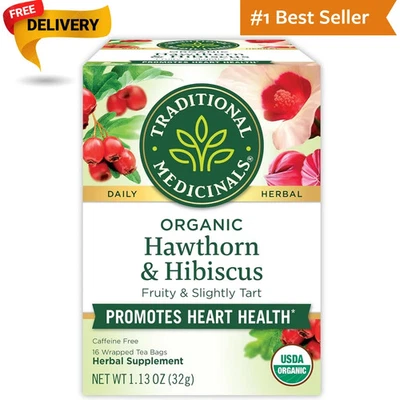 Té Medicinal Tradicional, Espino E Hibisco Orgánico, Promueve Pack de 1  Foto 1 de 4