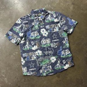 NUEVO SIN ETIQUETAS Reyn Spooner x NFL Hawaiian Aloha Camisa Abotonada XL Dallas Cowboys 2 - Imagen 1 de 6