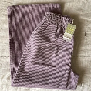 NWT Mango Girls Trousers Size 13/14 Wide Leg Lavender - Picture 1 of 5