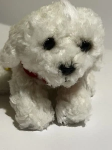 Build A Bear Smallfrys Puppy Dog White Fur Bichon Plush Mini 5.5” Stuffed Animal - Picture 1 of 8