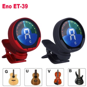Guitar Tuner Clip On Tuner for Electric Acoustic Guitars Bass Chromatic Violin - Picture 1 of 14