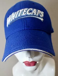 Vtg. Vancouver Whitecaps New Era Team Classic 39 THIRTY Flex Hat - Blue Size M/L - Picture 1 of 10