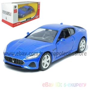 Maserati GT 1/36 Scale Model Car Diecast Toy Vehicle Collection Kids Gift Blue - Imagen 1 de 12