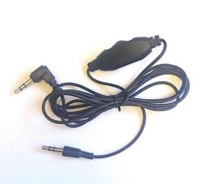 DEMON UNITED AUX Cable Wire for Helmet w/ Brainteaser Audio Black Cord ab1266