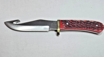 Guthook Skinning Knife, Frost Cutlery, w/ Sheath, NIB, Blade 4.5", Length 8 1/2" - Image 1 of 4