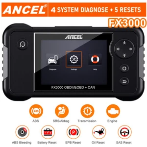 Automotive ABS SRS OBD2 Scanner Transmission Engine Code Reader Diagnostic Tool - Picture 1 of 16