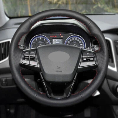 Perforated Steering Wheel Cover For Hyundai ix25 2014-2018  Creta 2016-2018 ix35 - image 1 of 4
