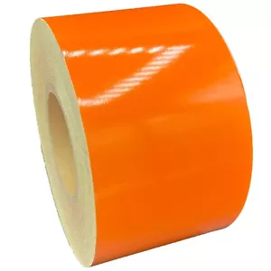 4" Orange Reflective Tape Type 2 Super Engineer Grade Nikkalite Safety SEG Safe - Picture 1 of 9