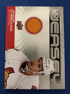 2010-11 Upper Deck UD Game Jersey Jonathan Cheechoo Ottawa Senators Orange - Picture 1 of 2