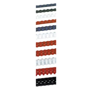 DORSETTO SPIRALE 6 MM A 21 ANELLI CF 100 PER RILEGATURE NIK OFFICE - Foto 1 di 1