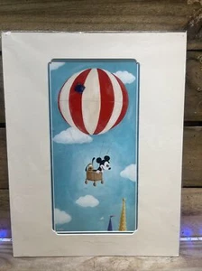 Disney Parks Will Gay Mickey Floating Along 14”x18” Passepartout Print - Bild 1 von 5