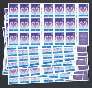 US Stamp Scott #3123a Wedding Love Swans, 10 Sheets of 20 (200pc) - Picture 1 of 2